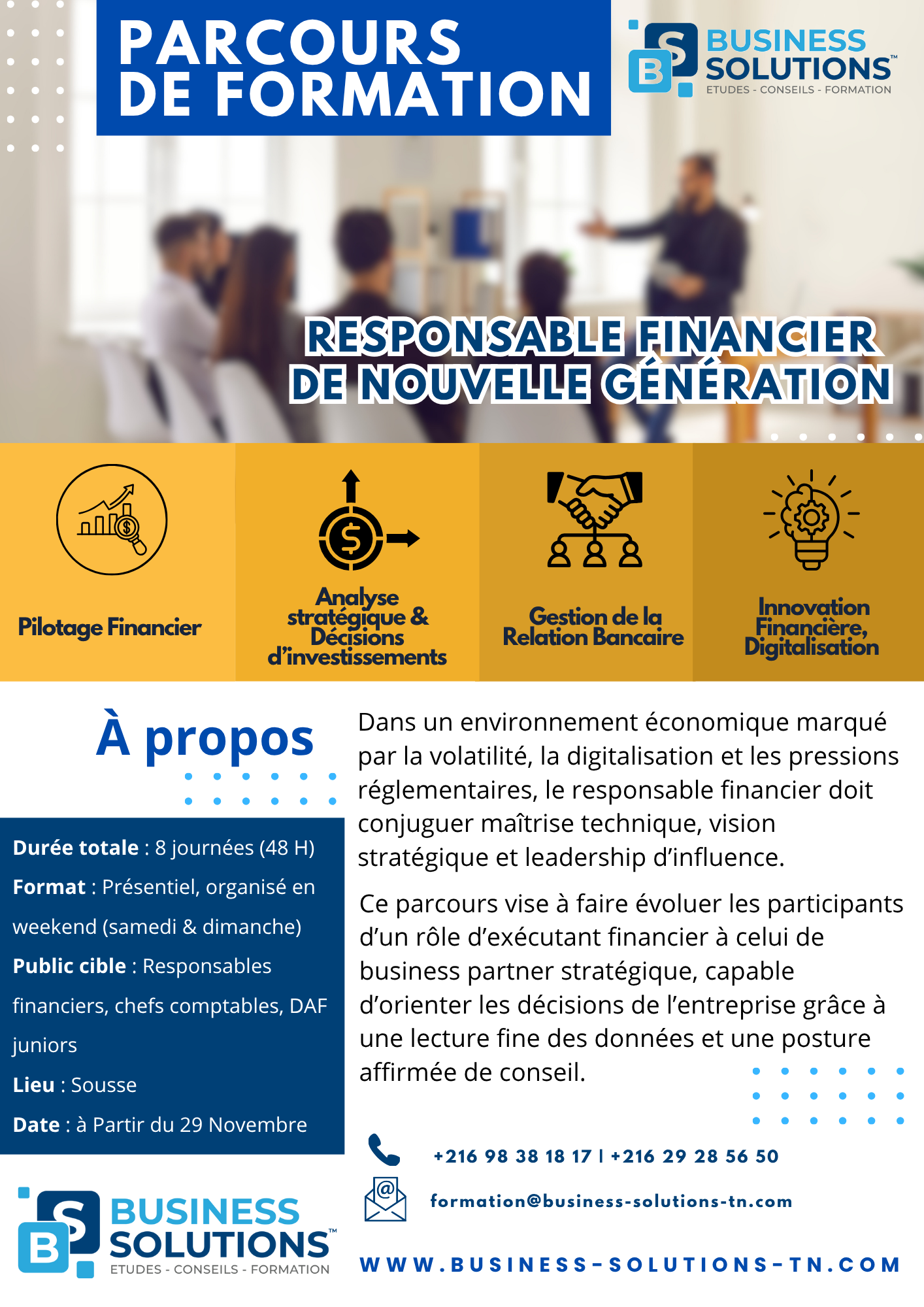 Parcours Formation Financier